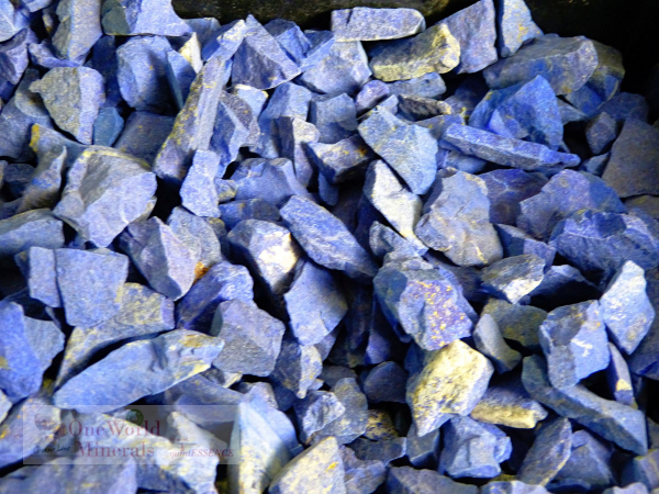 Lapislazuli Wassersteine im Organzabeutel  - quintESSENCE Wassersteine